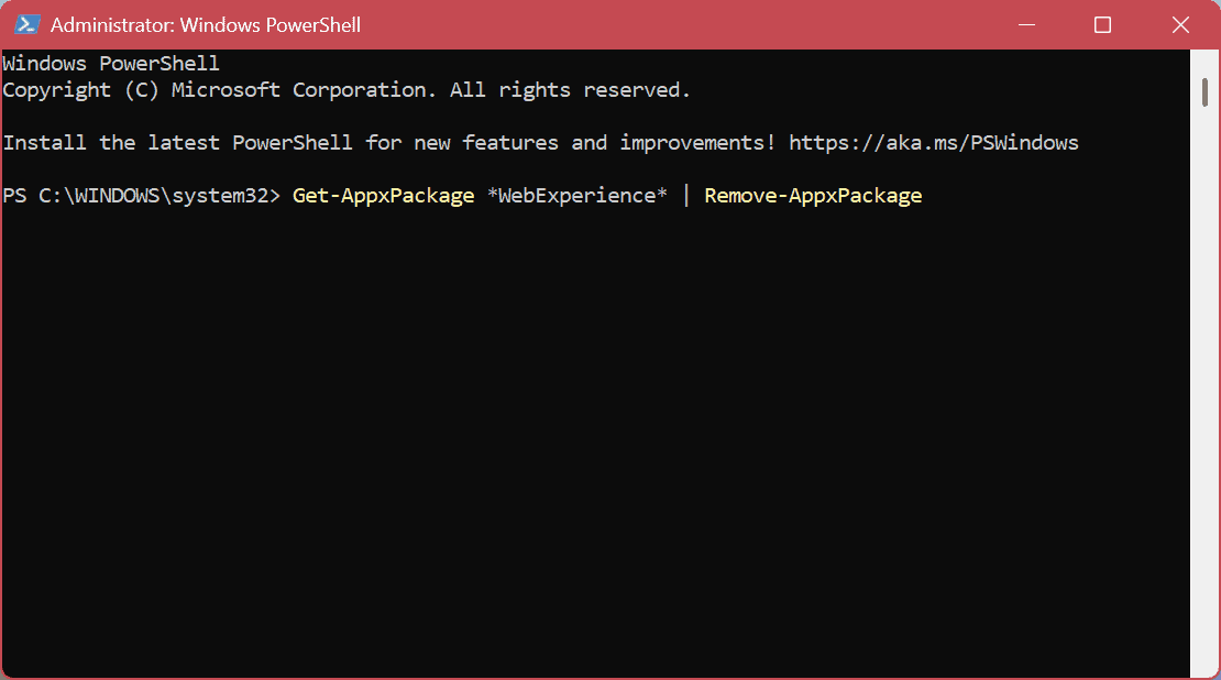 2-uninstall-widgets-Code-PowerShell