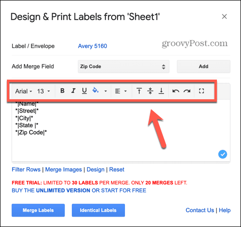 print-labels-google-sheets-formatting